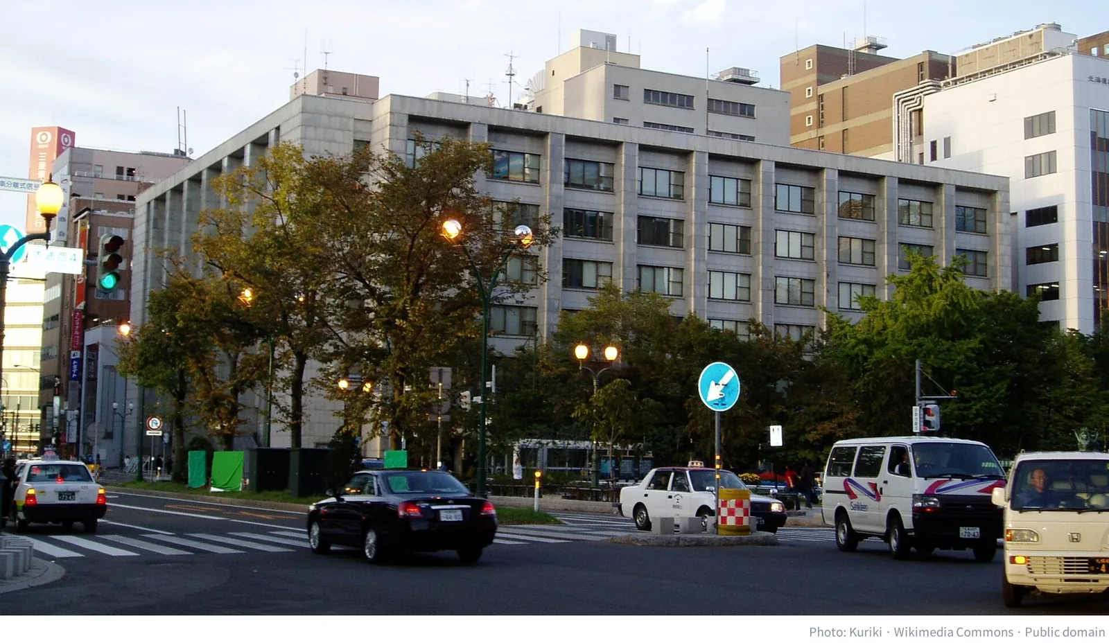 Former head office of Hokkaido Takushoku Bank