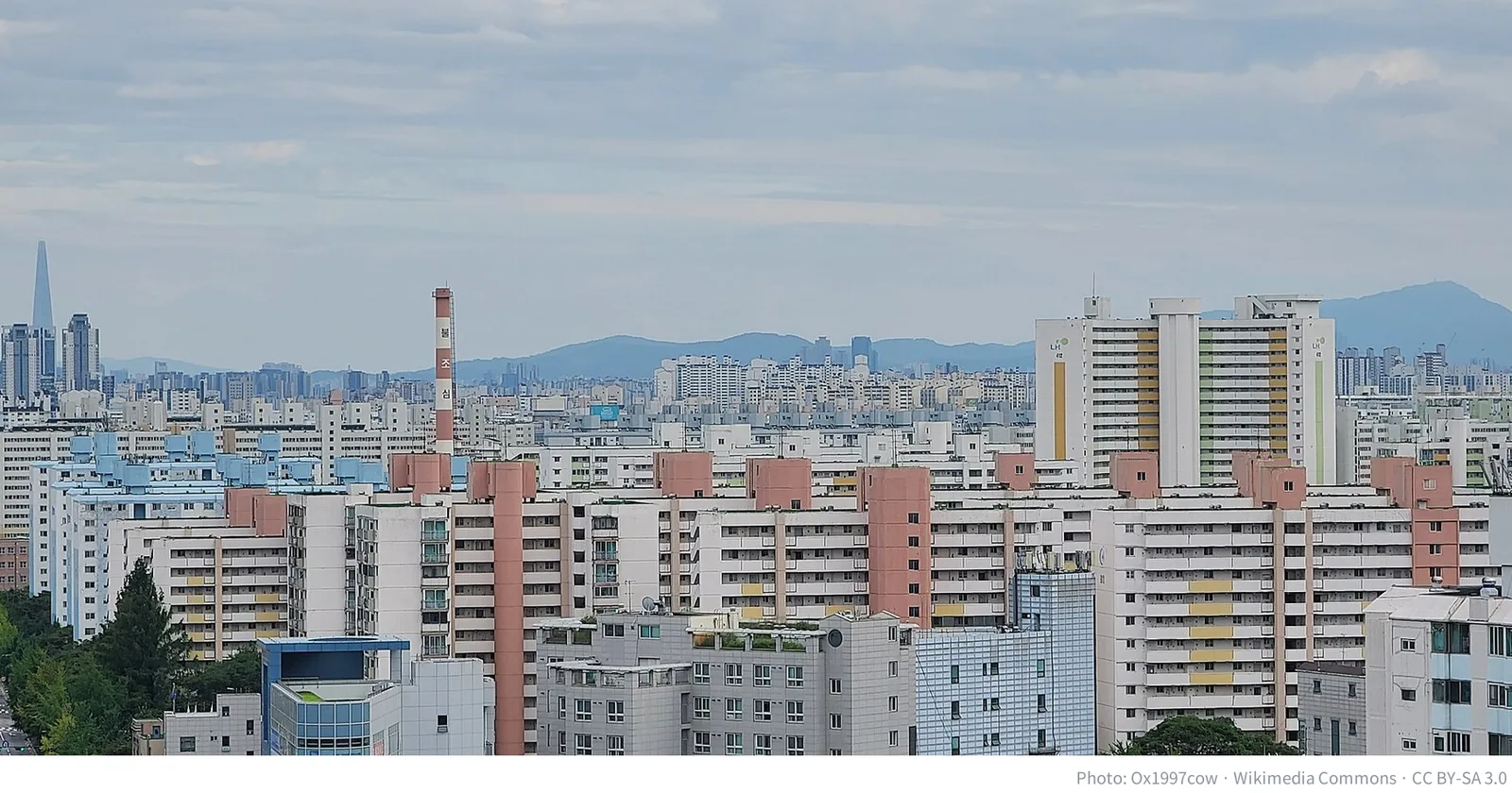 Apartment blocks in Nowon-gu, a residential district in northern Seoul