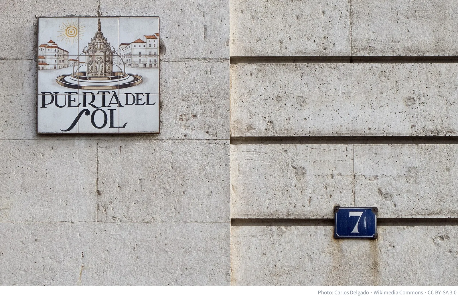 Puerta del Sol square in Madrid, Spain