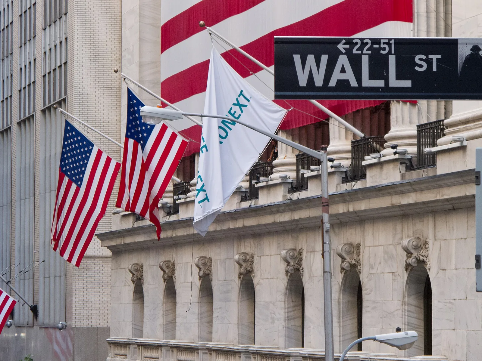 New York Stock Exchange, Wall Street, New York, United States.