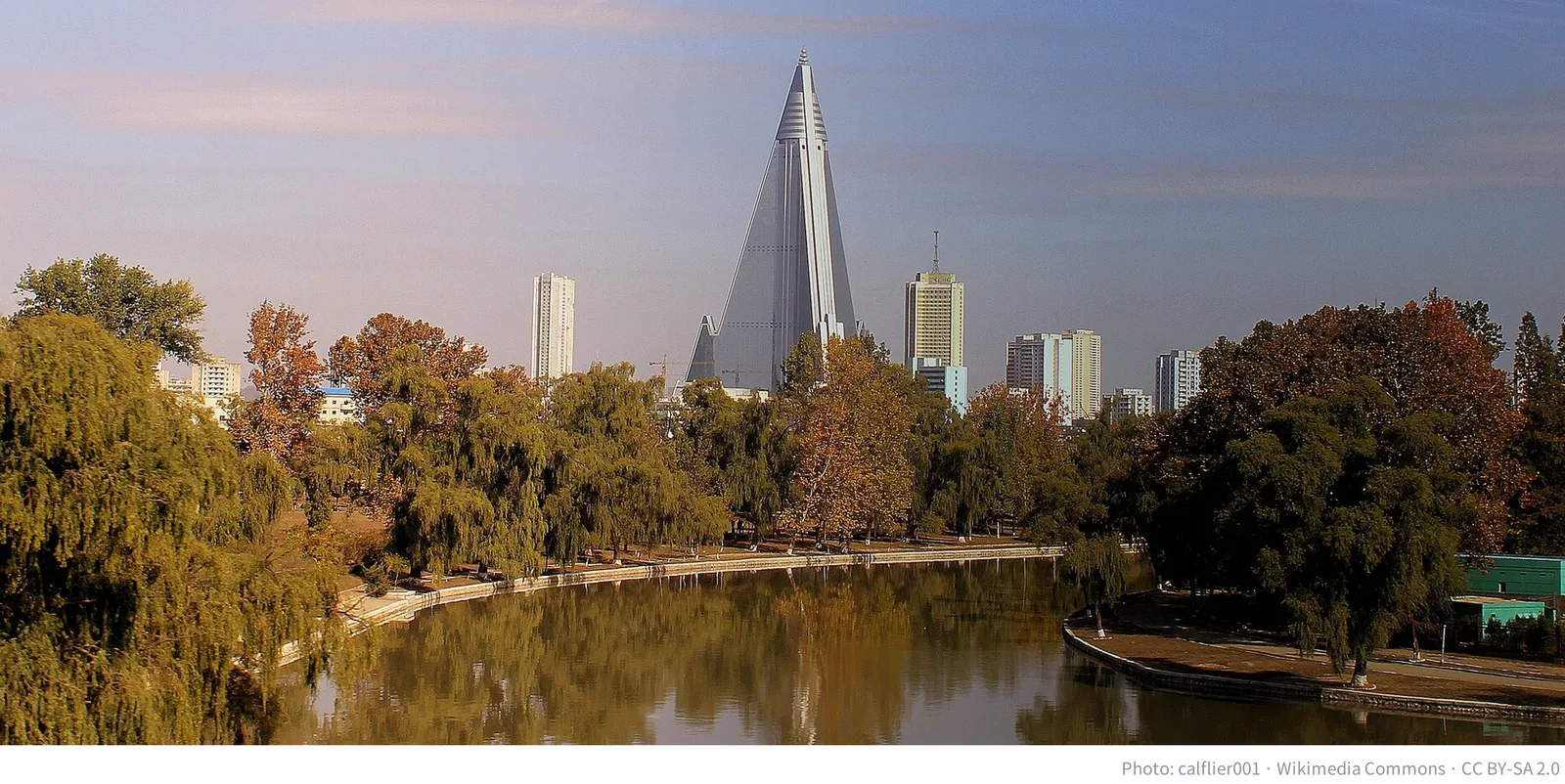 Pyongyang city in October 2012
