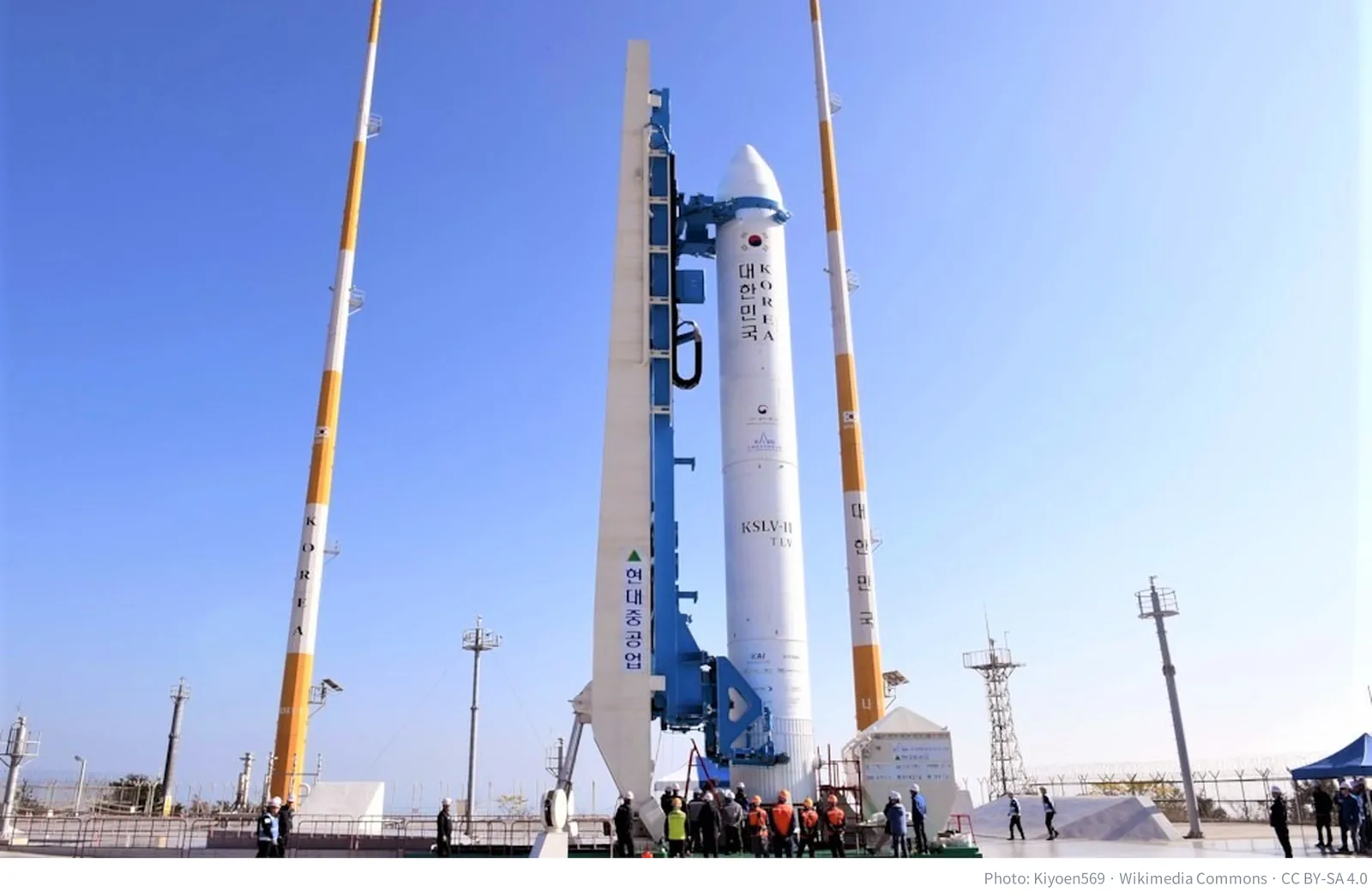 Korea's Nuri (KSLV-II) test launch vehicle