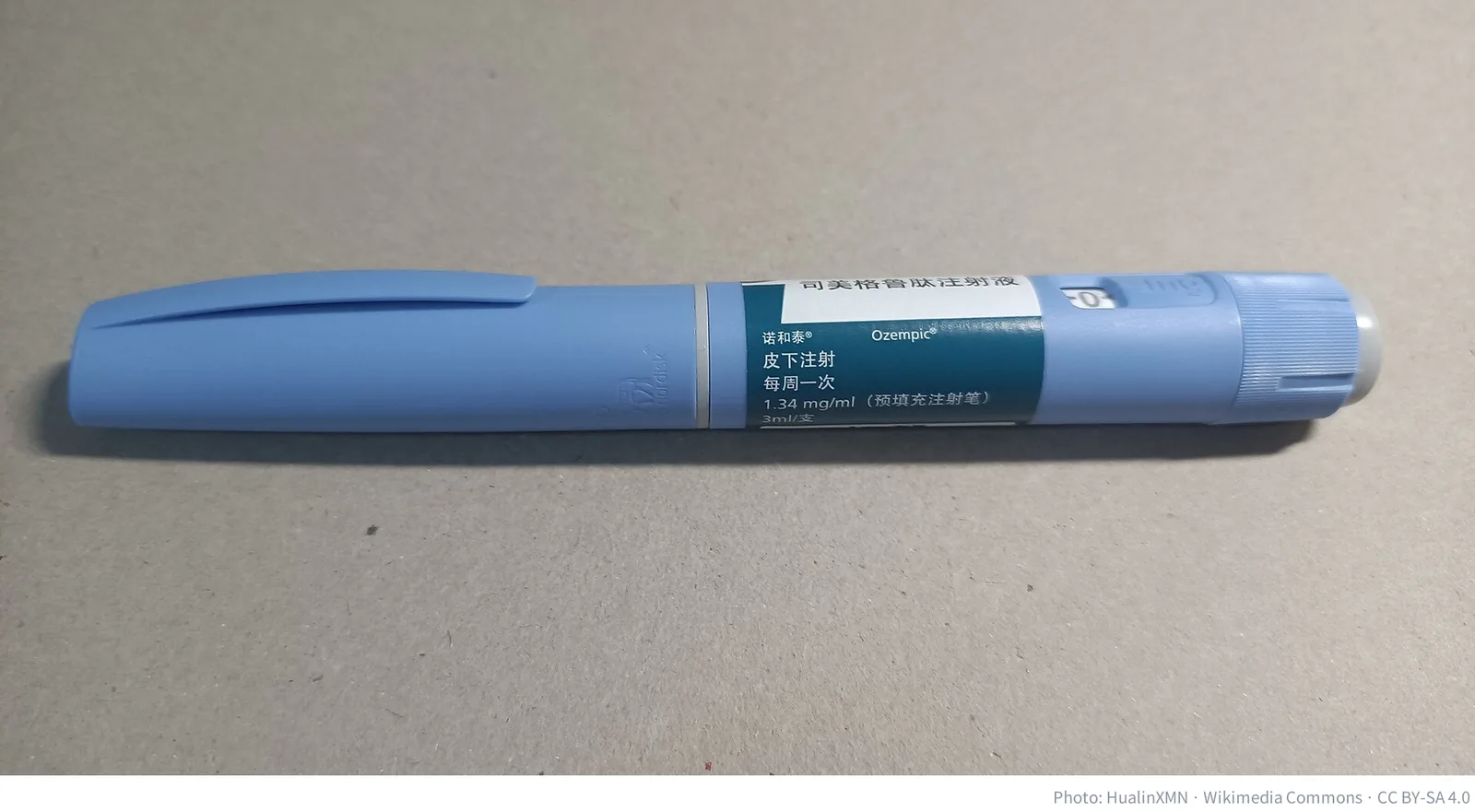 Prefilled semaglutide injection pen, the kind of weekly GLP-1 obesity shot that efpeglenatide competes with