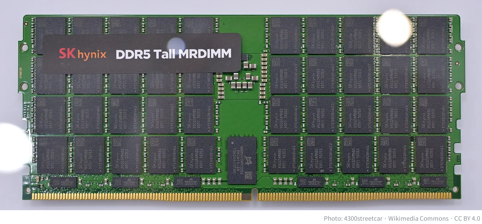 SK hynix DDR5 Tall MRDIMM server memory module on display at Computex 2025