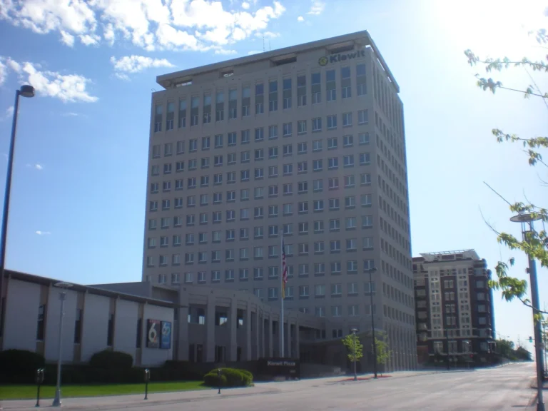 Kiewit headquarters building in midtown Omaha, Nebraska