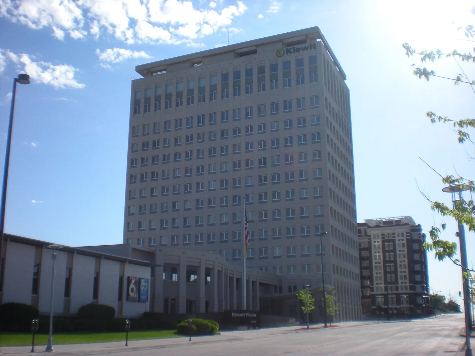Kiewit headquarters building in midtown Omaha, Nebraska