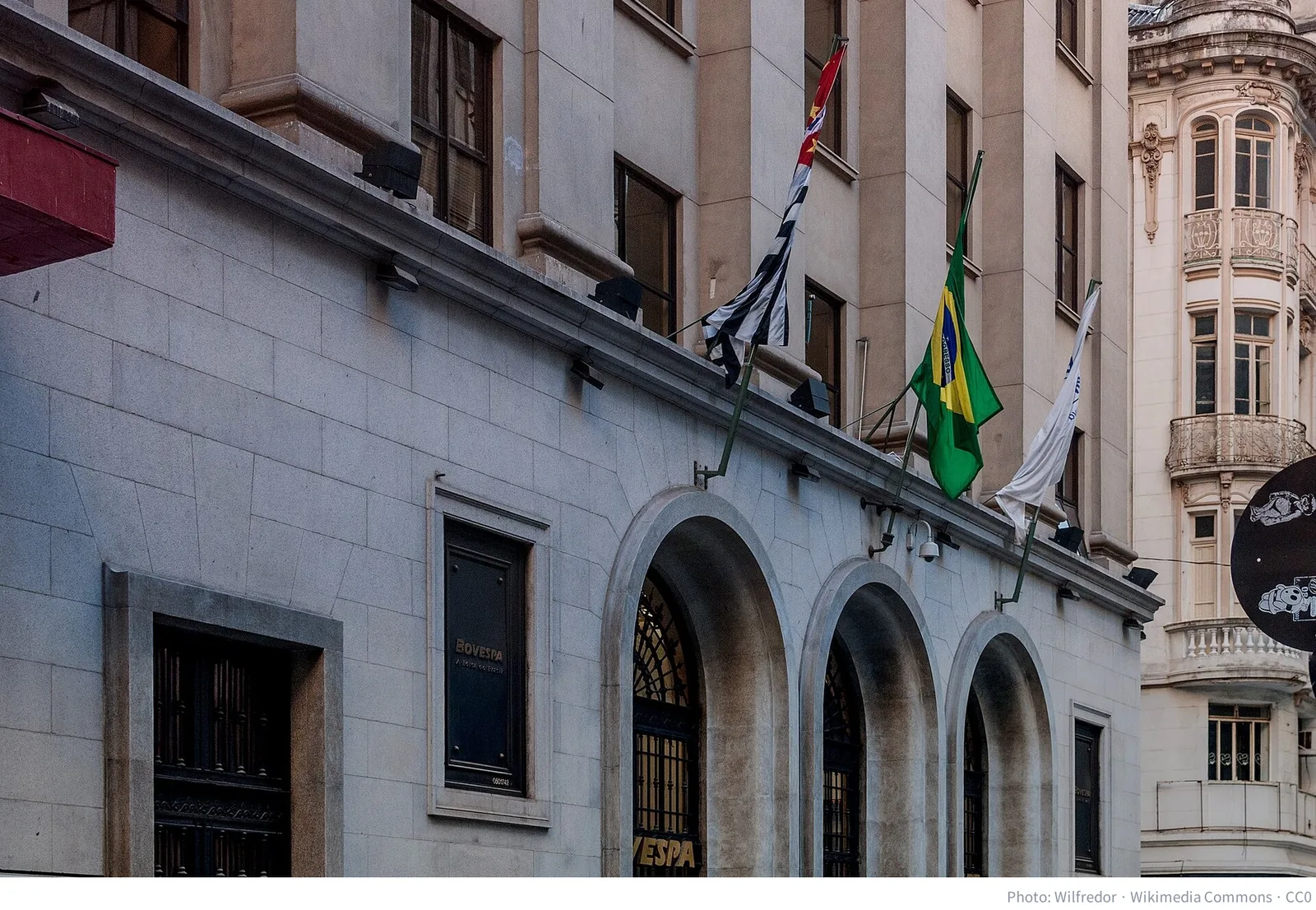 Head office of B3, the Sao Paulo stock exchange, in central Sao Paulo, Brazil